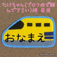 【たけちゃん様専用ページ】ハンドメイド　フェルト　ワッペン　ネームタグ　名札