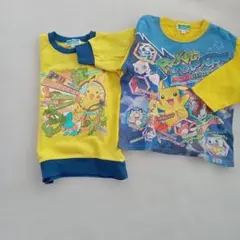 上着のみ2着セット　ポケモン長袖パジャマ 120cm