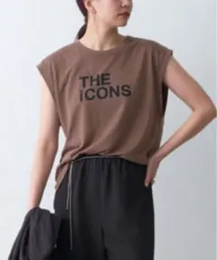 THE iCONS ロゴ シアーロゴノースリーブTee カットソーのサムネイル