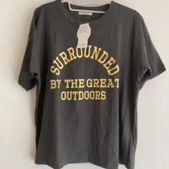 新品　サマンサモスモス オーガニックコットン　ロゴプリントＴシャツ