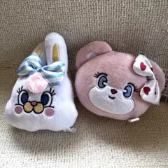 MOMOREI ウサギとクマのぬいぐるみセット