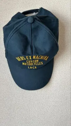 【美品】Deus Ex Machina キャップ デウス LA LA・CA 紺のサムネイル