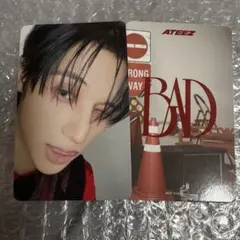 ATEEZ BAD 渋谷　タワレコ　ラキロト　ジョンホ　8枚 ATEEZ アチズ BAD タワレコ渋谷 ラッキーロト ラキロトトレカ ジョンホ