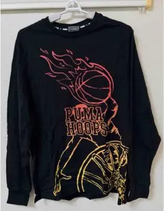 PUMA HOOPS 長袖Tシャツ ブラック L