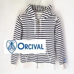 ORCIVAL オーシバル　オーチバル　レディース　フルジップパーカー　ボーダー