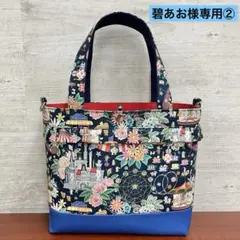 yukiemonハンドメイド　合皮たっぷりフリルミニトートバック　別口分専用②
