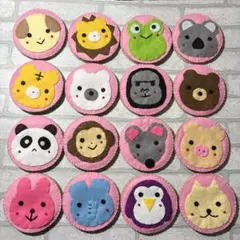 アニマル　動物　フェルト絵合わせ　ハンドメイド　知育玩具　ままごと