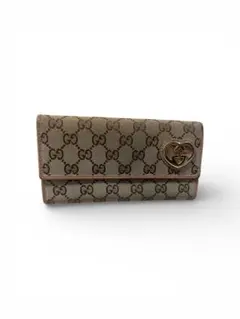 GUCCI モノグラム ハートモチーフ　長財布