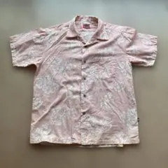 HELLY HANSEN 花柄 半袖シャツ ピンク Lのサムネイル