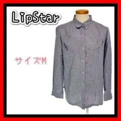【美品】LIPSTER リップスター レディース　長袖チェックシャツ　古着のサムネイル