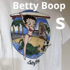ら*ら様 Betty Boop ビーチデザイン 半袖Tシャツヴィンテージ　ベティのサムネイル