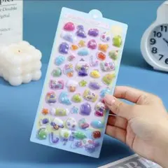 ボンボンドロップ風シール 3Dシール