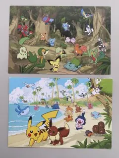 【レア•販売終了品】ポケモン　ポストカード／てれびくん付録　ポケモンカード レア•販売終了品】ポケモン ポストカード／てれびくん付録 ポケモン