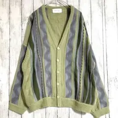 antiqua tree cafe アンティカ 3D ニット カーディガン