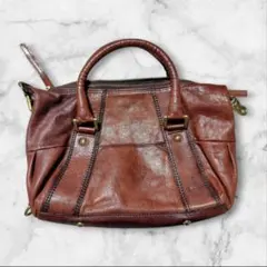 Dakota（ダコタ） 本革　ハンドバッグ ブラウン
