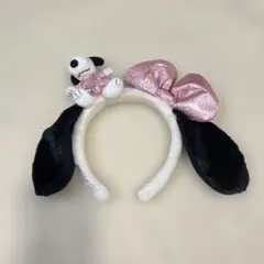 USJ スヌーピー ベル 耳付きカチューシャ