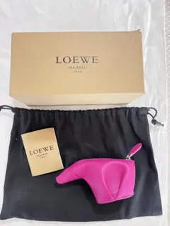 LOEWE カーフレザー アニマル 小銭入 コインケース 象 赤 - メルカリ