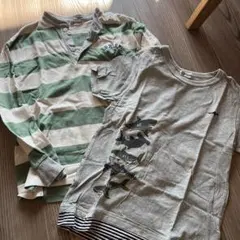 【KP Boy】 長袖カットソーと半袖Tシャツセット