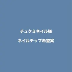 ネイルチップ希望案です ご確認お願いいたします