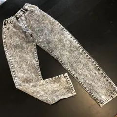 MPS スキニーデニム　ケミカル　ブラック 140