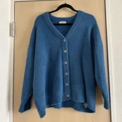 SamansaMos2 ブルーカーディガン