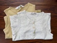 【H&M KIDS】ボタン付きタンクトップセットのサムネイル