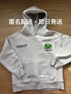 ZARAキッズ　マインクラフト　マイクラ　フーディ　パーカー　8歳　128センチ