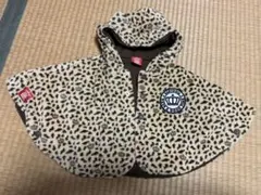 BABY DOLL ポンチョ フード付き ヒョウ柄 80cmくらいアウター