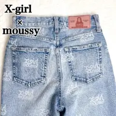 X-girl デニム XG TOTAL PATTERN MVS FLARE 24