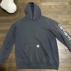 Carhartt グレー フード付きパーカー