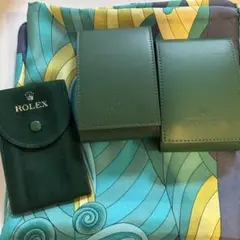 ROLEX スエード 時計ケース ブラウン茶色ウォッチボックスロレックス