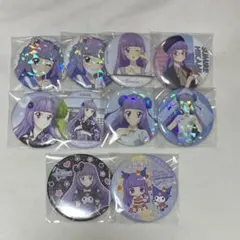 アイカツ 氷上スミレ サンリオ 缶バッジ アイカツ！シリーズ×サンリオキャラクターズ_(65mm)_ホログラム