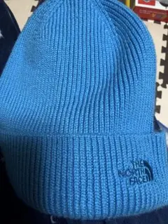 THE NORTH FACE 青 ニット帽