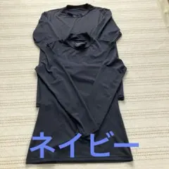 薄手アンダーシャツ夏用 ネイビーMのサムネイル