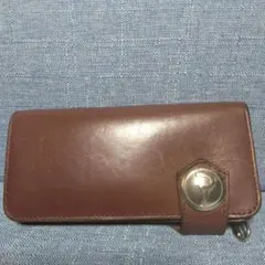 ひかり様専用 EVISU エヴィス長財布 ブラウン レザー ウォレット