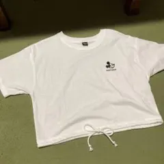 お値下げ　ミッキーマウス クロップドTシャツ　S