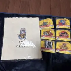 トムとジェリー　Happyくじ　C賞トートバッグ G賞ステッカーセット