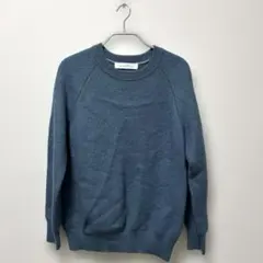 グリーンレーベルリラクシング ニット L メンズ 青のサムネイル