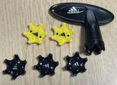 アディダス ゴルフ スパイク鋲 5個 スパイクレンチ セット