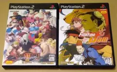 ストリートファイターIII カプコンファイティングジャム PS2 2点セット
