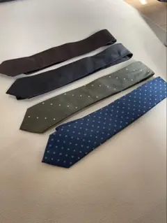 【人気ブランド4本】ネクタイ まとめ売り ビームス フェアファクス他 シルク