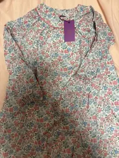 リバティ LIBERTY 花柄 長袖ワンピースのサムネイル