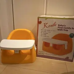 Karibu ベビーチェア テーブル付き オレンジのサムネイル
