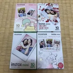 FUJIFILM instax mini チェキ フィルム キキララ ハート