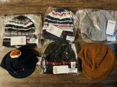 新品未使用　　ニット帽セット6点