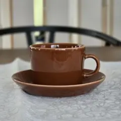 iittala ティーマ ヴィンテージブラウン カップ＆ソーサー