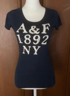 Abercrombie ワッペンロゴ Tシャツ ネイビーSサイズのサムネイル