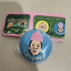 こびとづかん 刺繍缶バッジ シボリオオチチ ベニキノコビト ホトケアカバネ