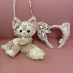 東京ディズニーリゾート リーナベル カチューシャぬいぐるみショルダーポシェット