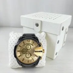 DIESEL　メガチーフ　DZ4485 クロノグラフ　箱付き　クオーツ稼働品